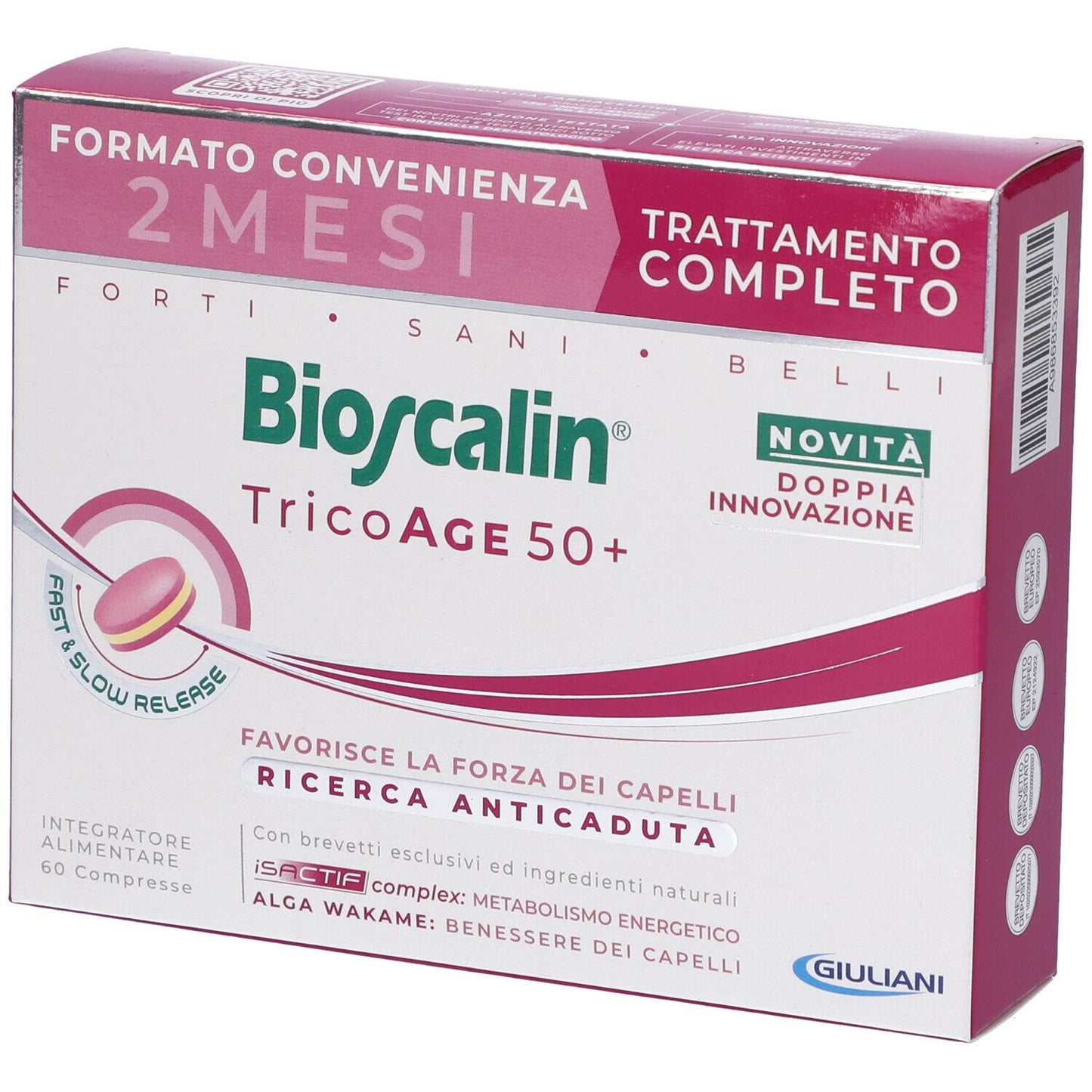 BIOSCALIN TRICOAGE NF 60CPR