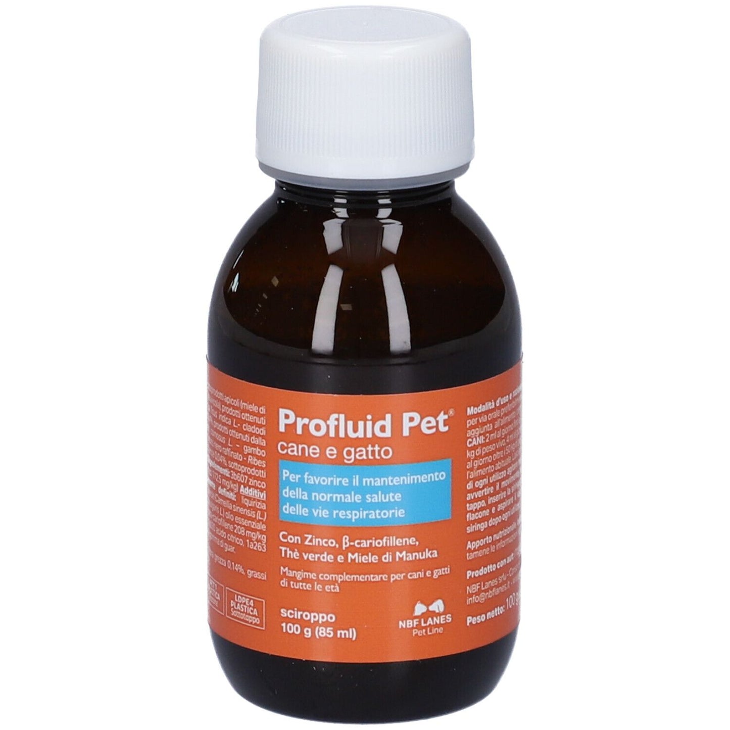 PROFLUID PET SCIROPPO 85ML NBF