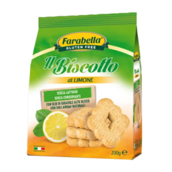 Biscotti al limone Farabella 200g
