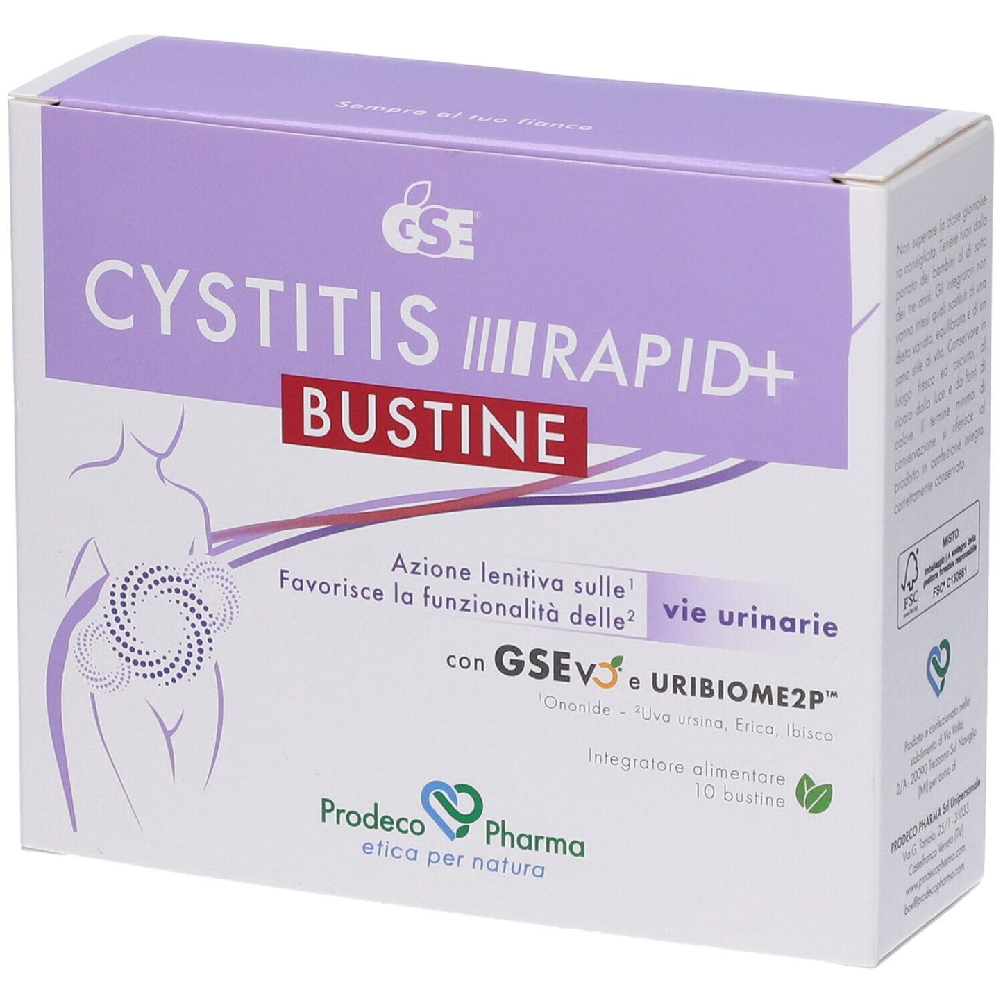 GSE CYSTITIS RAPID+ 10BUST