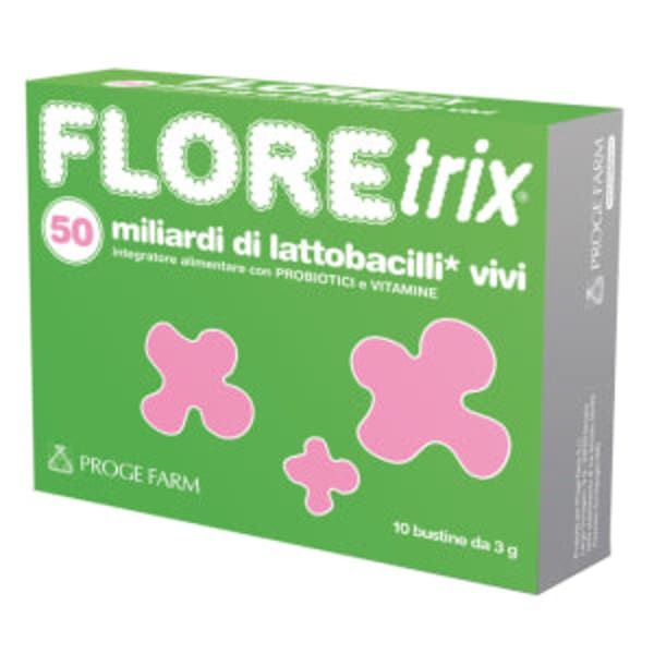 Floretrix Alim Probiotico 10 Bustine per il Benessere Intestinale