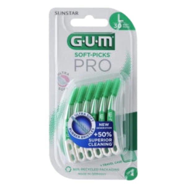 GUM Soft Pick Pro Large - 30 unità per Pulizia Interdentale