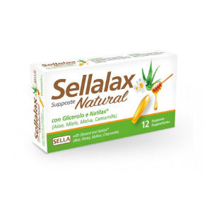 SELLALAX NATURAL MD 12SUPP