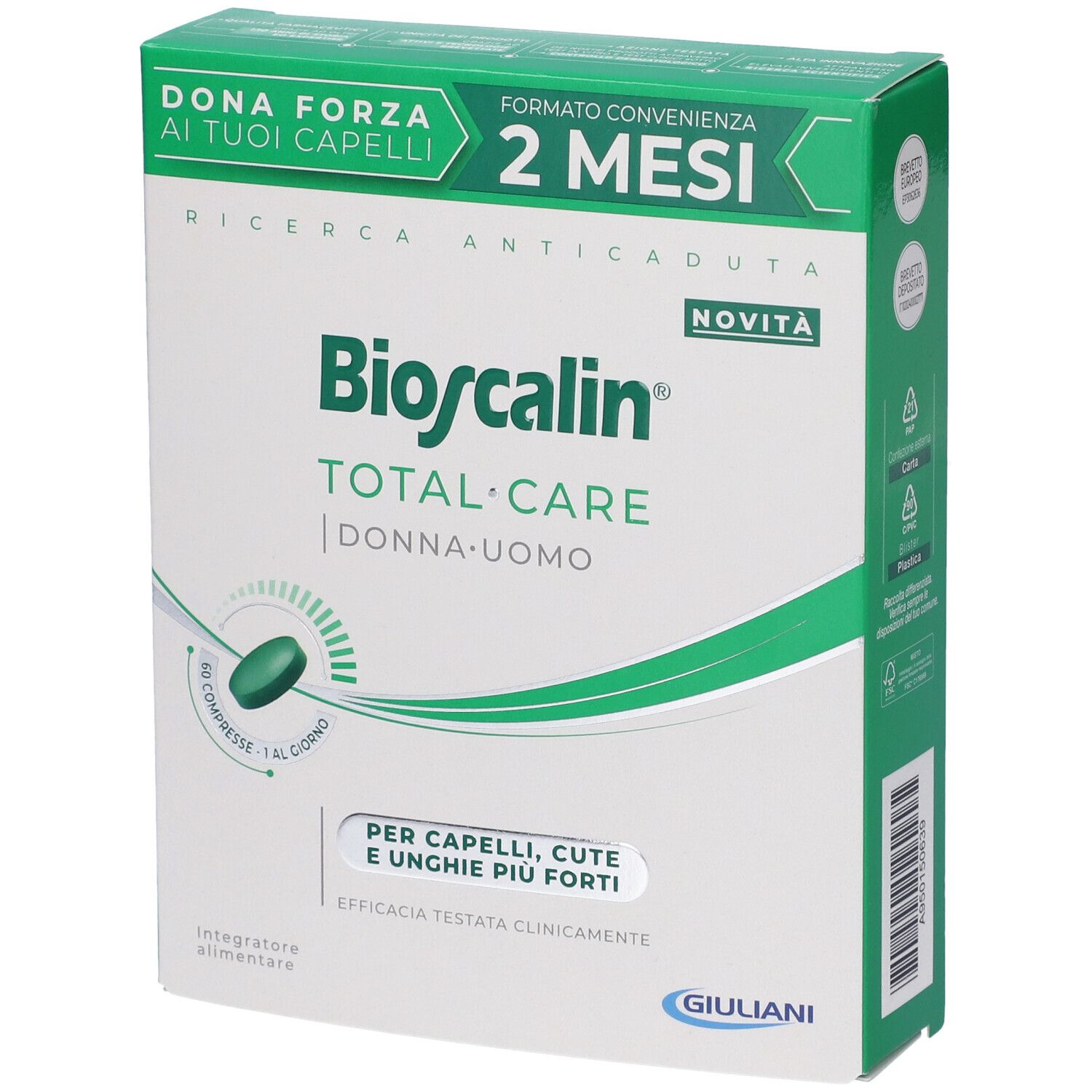 BIOSCALIN TOTAL CARE 60CPR