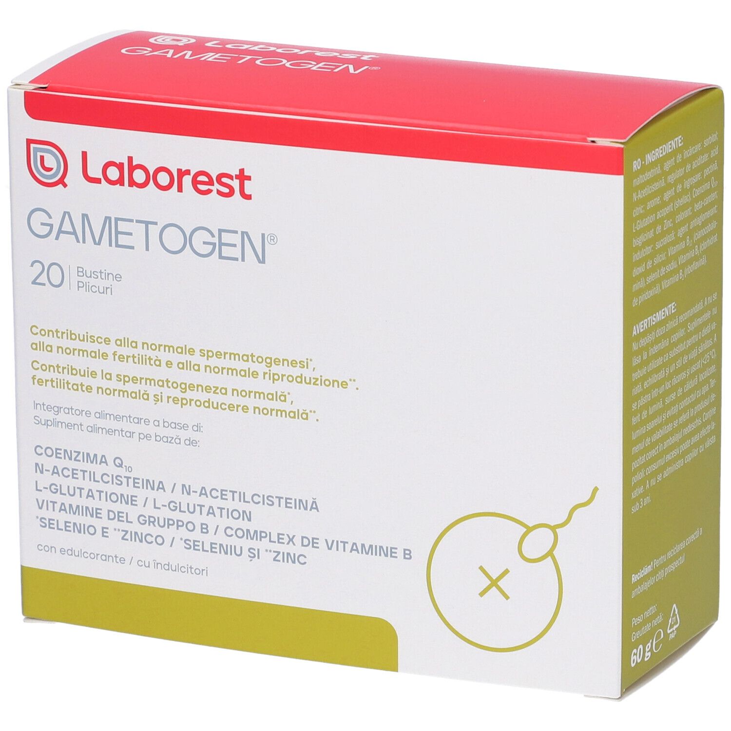 GAMETOGEN 20BUSTE N/F LABOREST