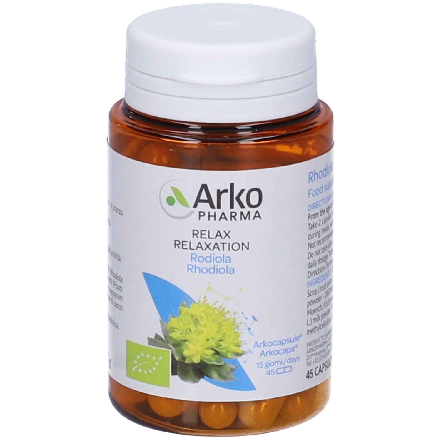 RODIOLA 45CPS BIO N/F ARKOFARM