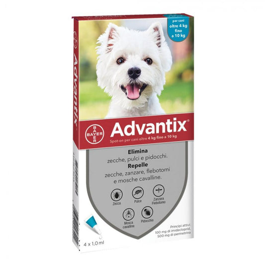 ADVANTIX SPOT ON 1PIP 4-10KG