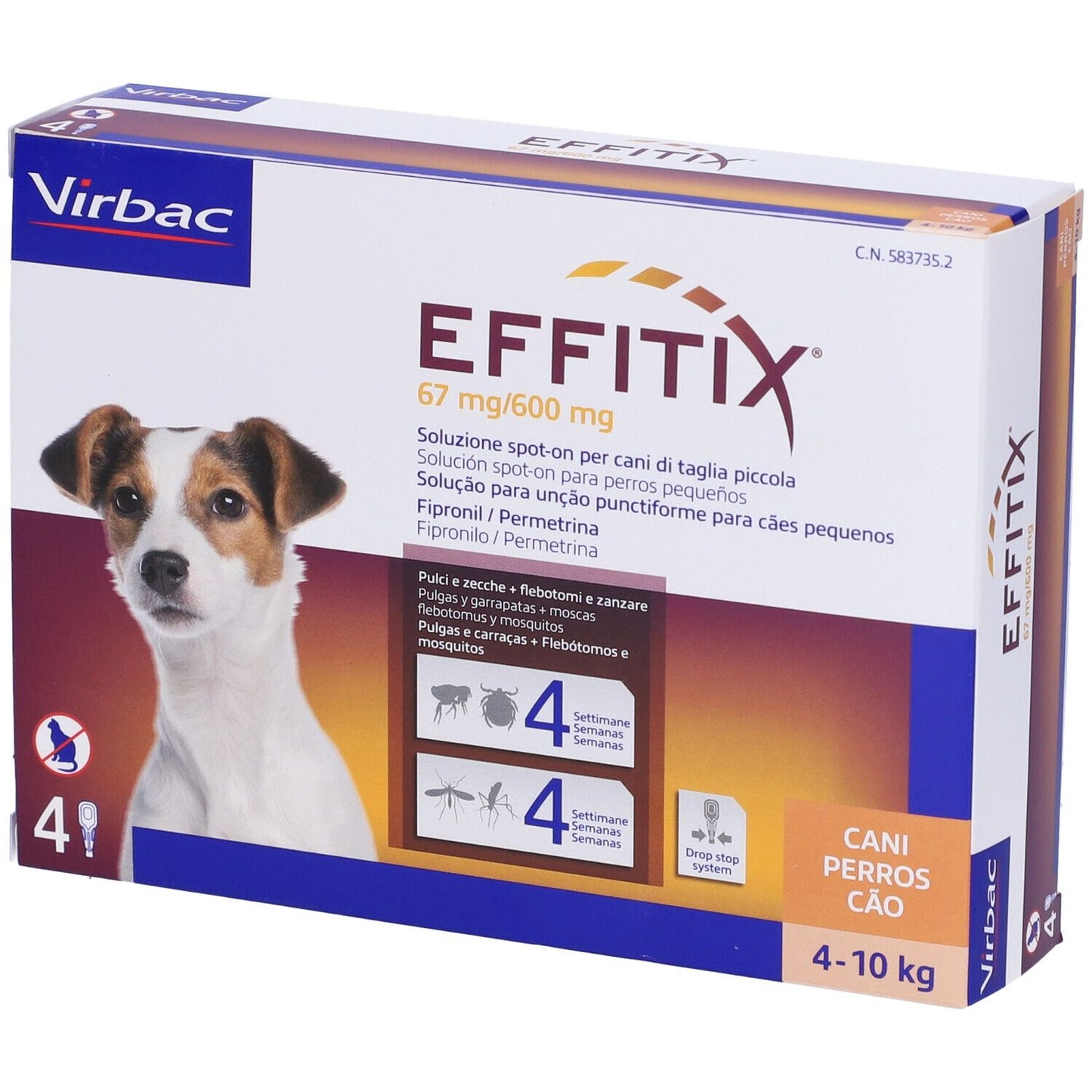 104680069 - EFFITIX 4PIP 1,10ML 4-10KG