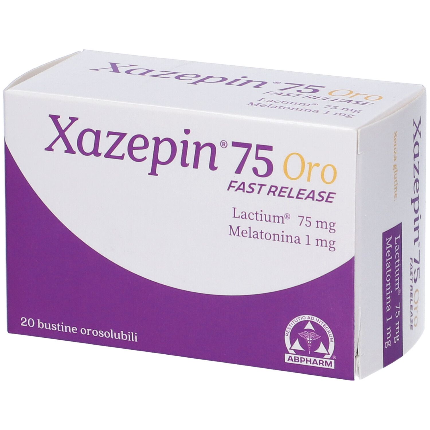 XAZEPIN 75 ORO FAST REL 20BUST