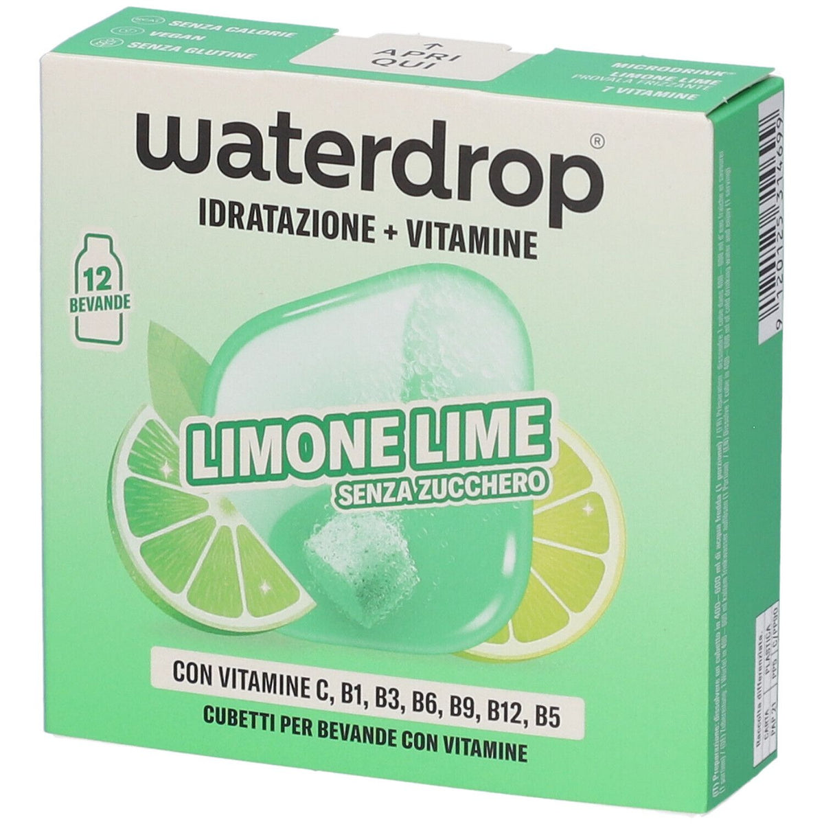 WATERDROP MICRODRINK LIME12CUB