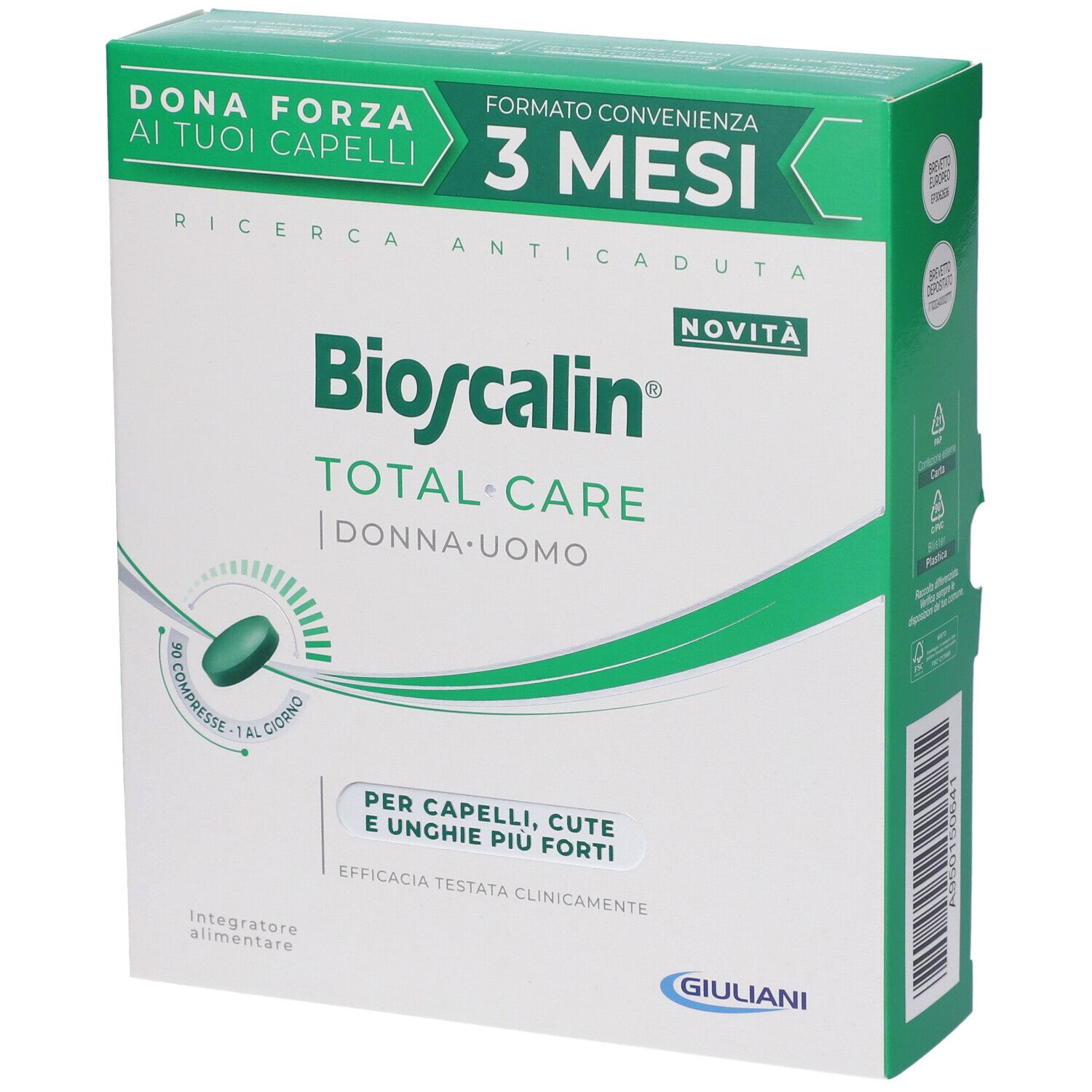 BIOSCALIN TOTAL CARE 90CPR