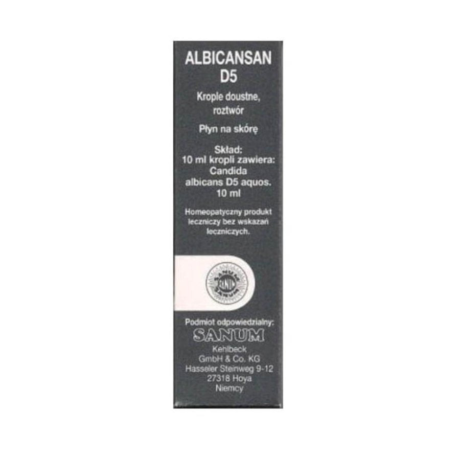 ALBICANSAN D5 10ML GTT SANUM