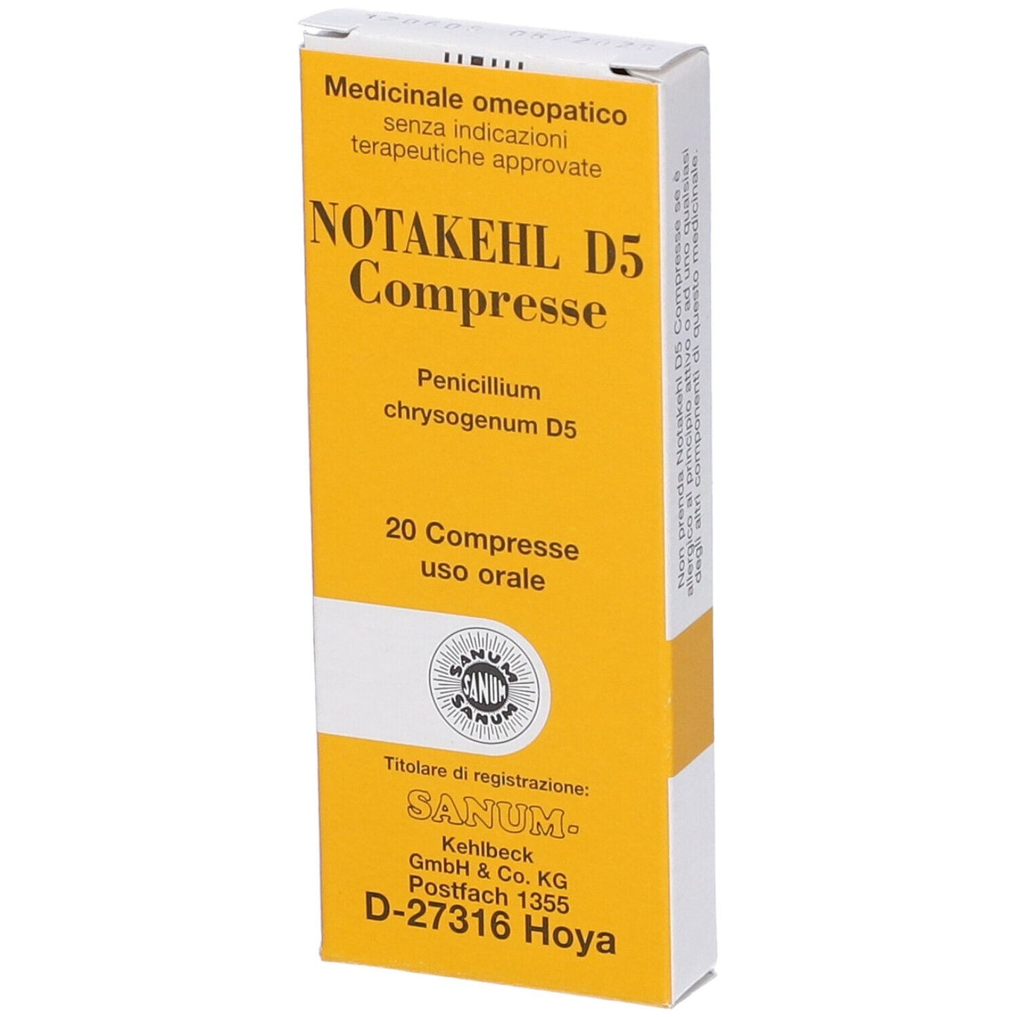 NOTAKEHL D5 20CPR SANUM