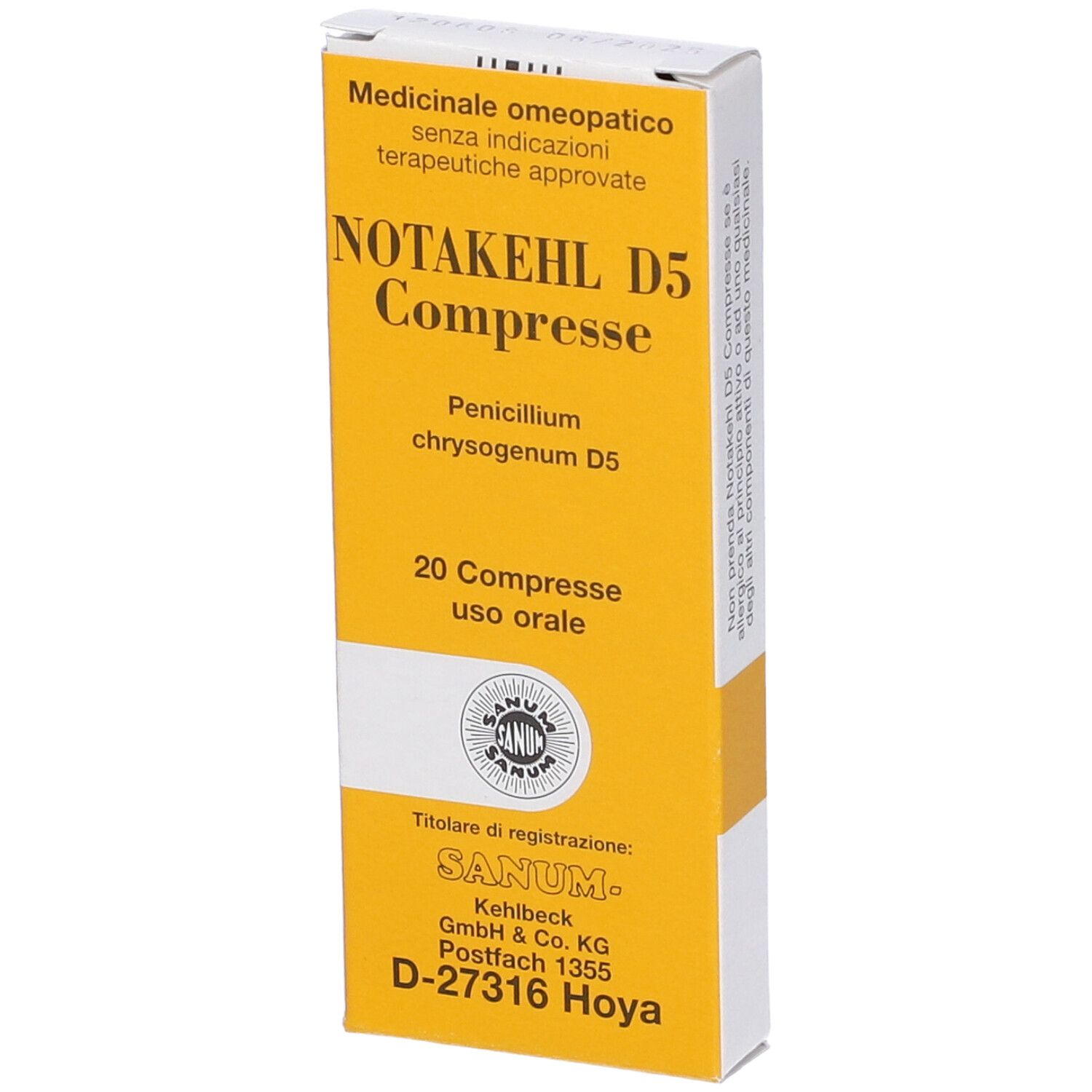 NOTAKEHL D5 20CPR SANUM