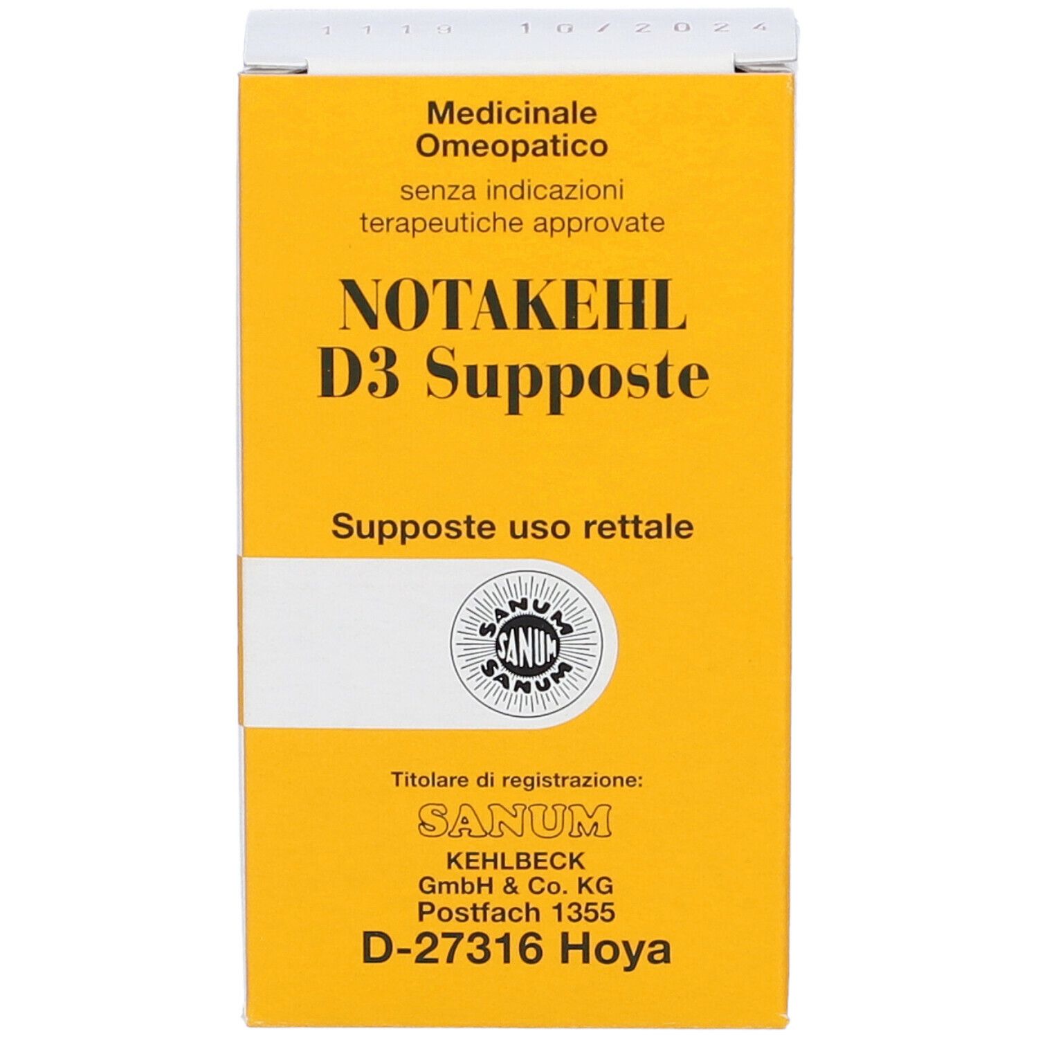 NOTAKEHL D3 10SUPP 2G SANUM