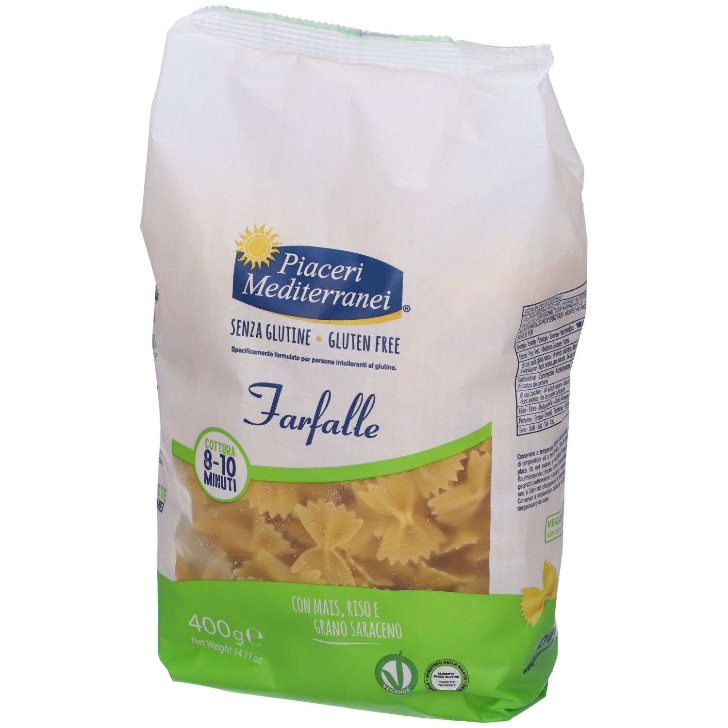 PIACERI MEDIT FARFALLE 400G