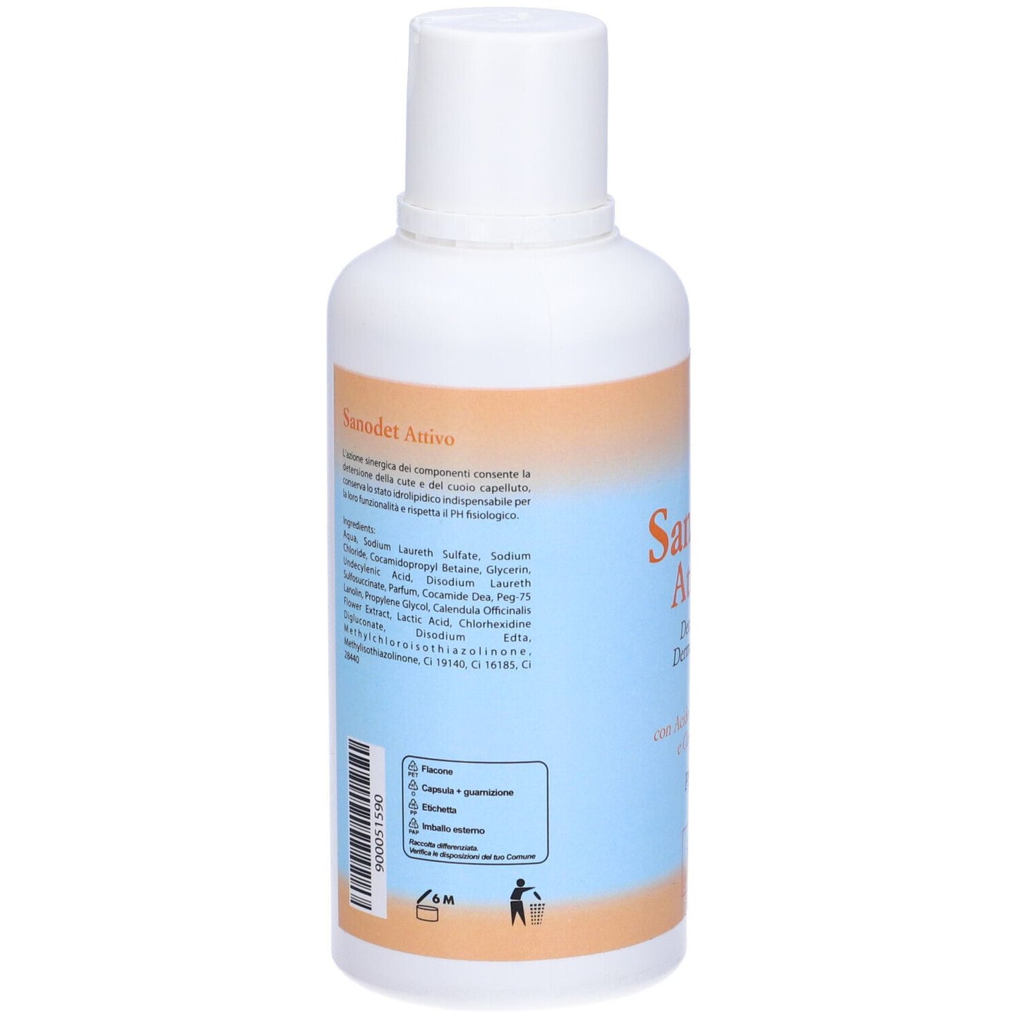 SANODET Attivo Shampoo Doccia 500ml