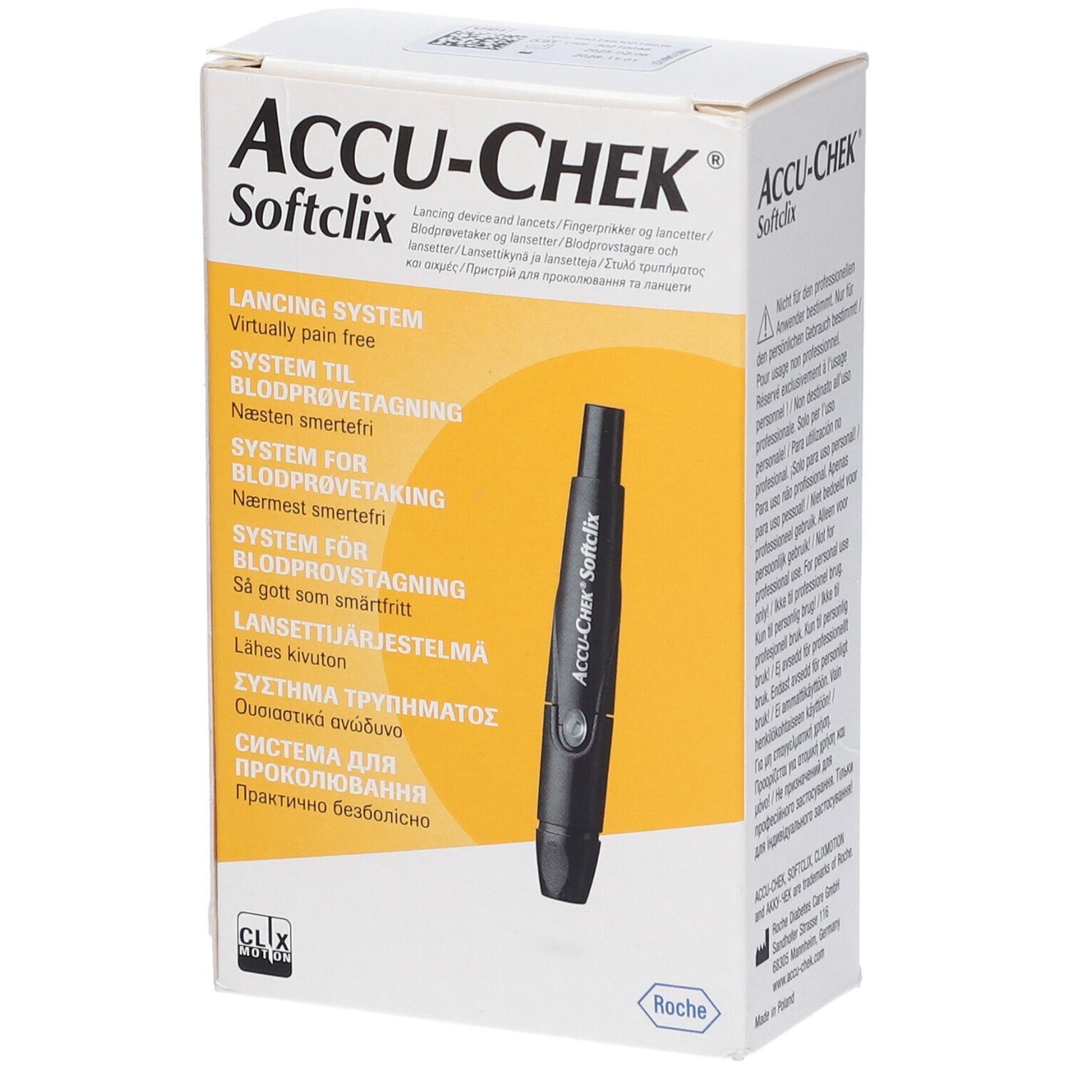 ACCU-CHEK SOFTCLIX 1PEN+25LANC