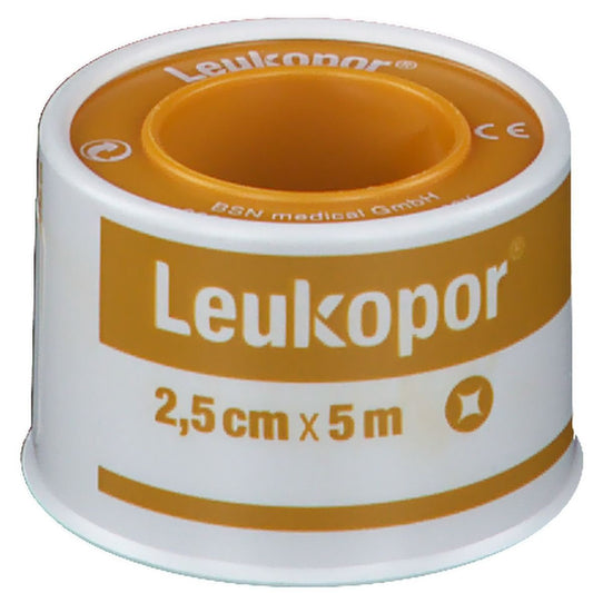 LEUKOPOR Rocchetto 2,5cmx5m Mutua