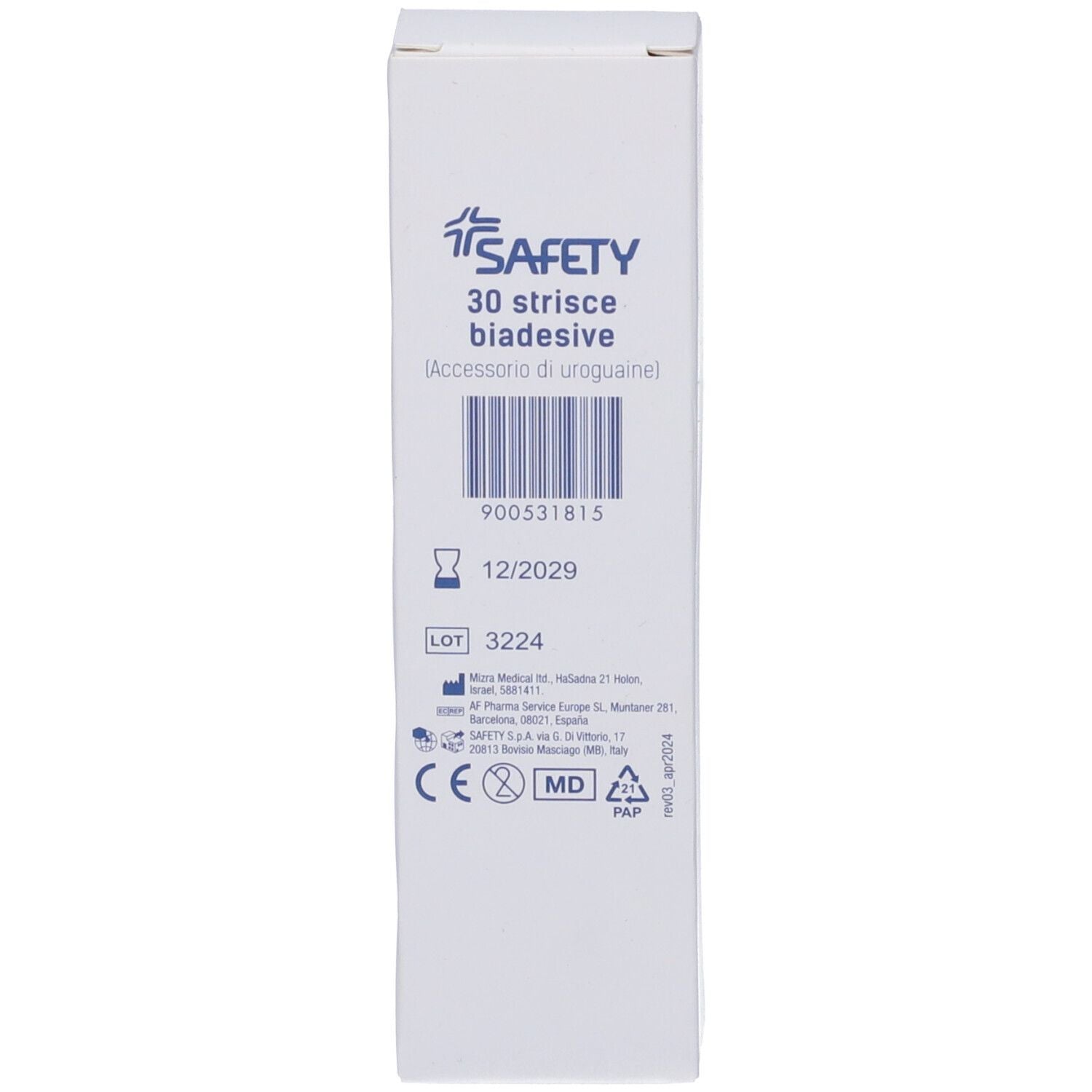 900531815 - STRISCE BIADES UROGUAINE 30PZ