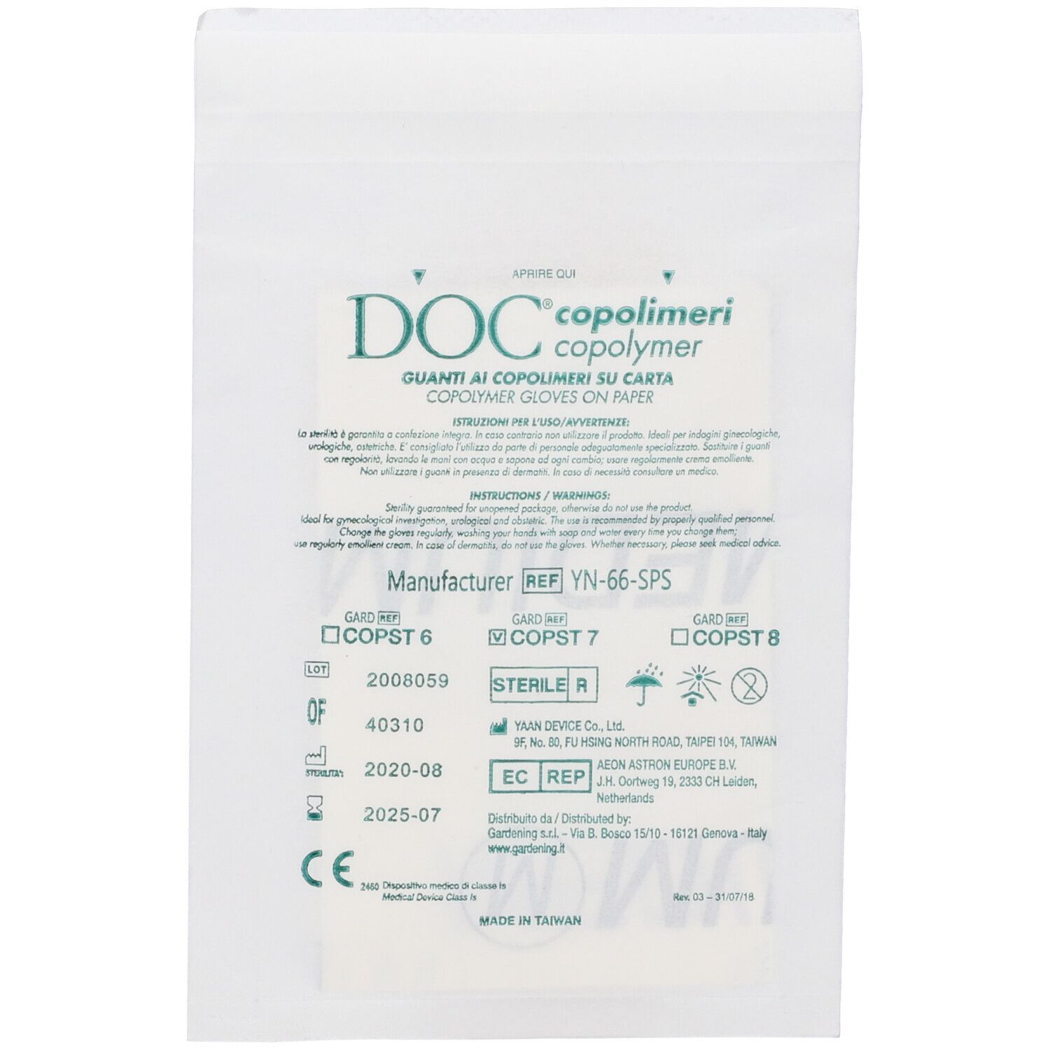 900541044 - GUANTI M/USO SAF*STERILI 1PZ