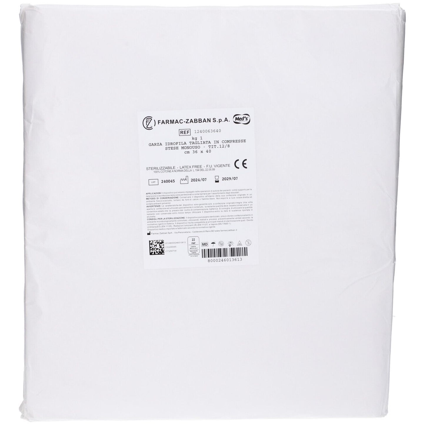 FARMAC-ZABBAN Garza 36x40 12/8 1Kg