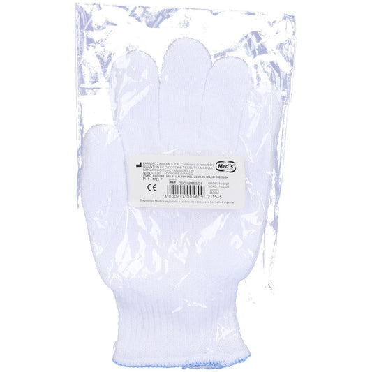 900819374 - GUANTO COTONE BIANCO 7 BUSTA