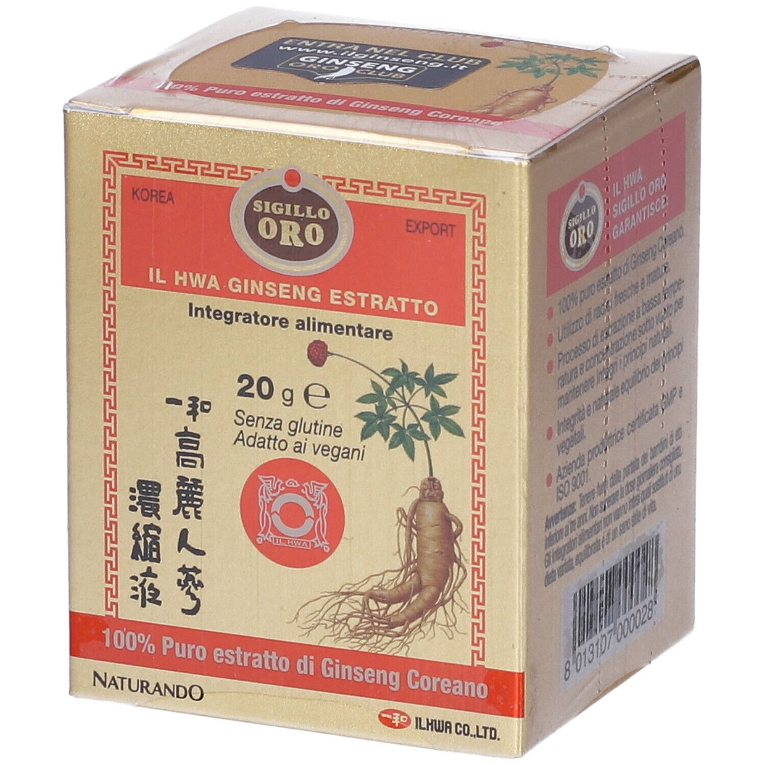 900862970 - GINSENG IL HWA ESTRATTO 20G