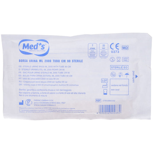 SACCA UR LETTO TUBO STER 90ML