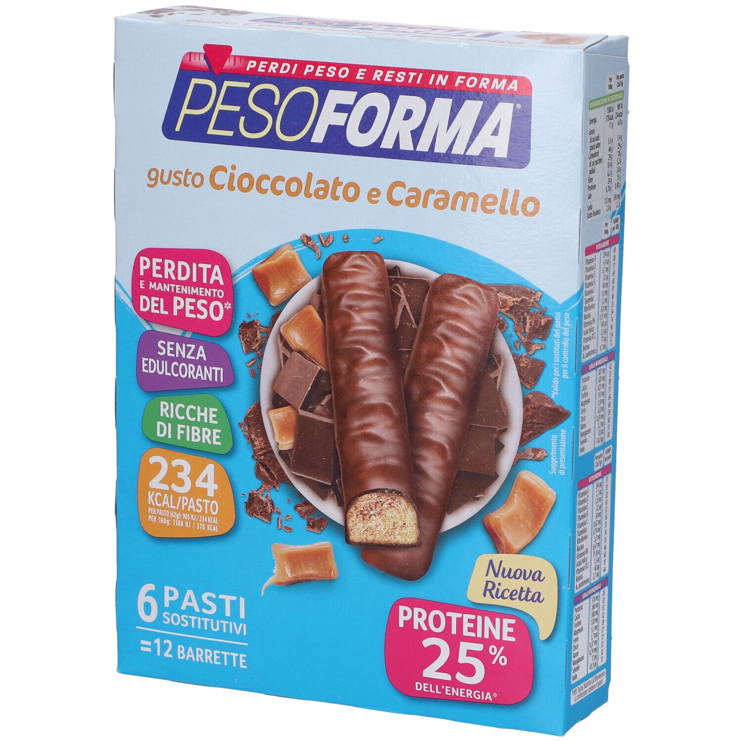 901296083 - PESOFORMA BARR CIOCC CARAM 12P