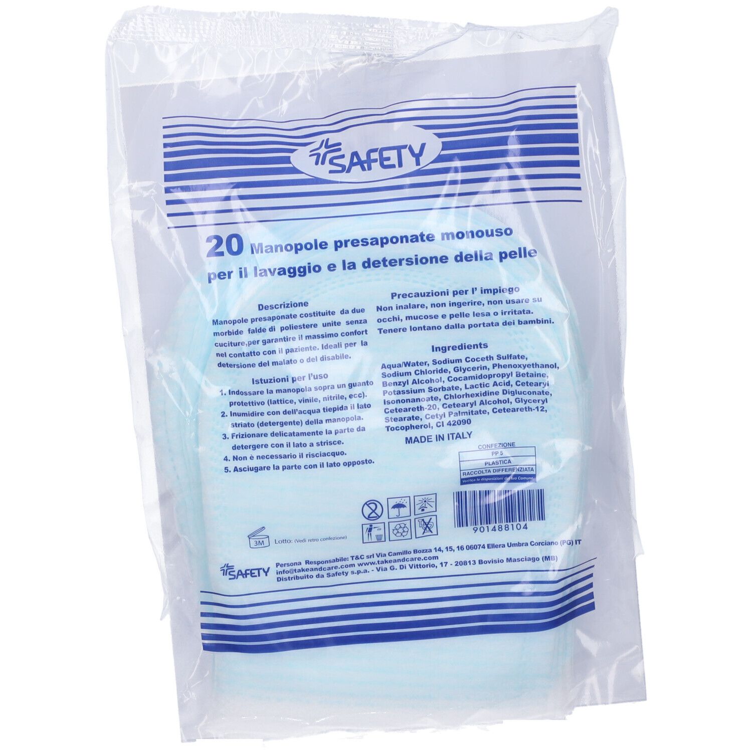 901488104 - MANOPOLA PRESAPONATA MON 20PZ