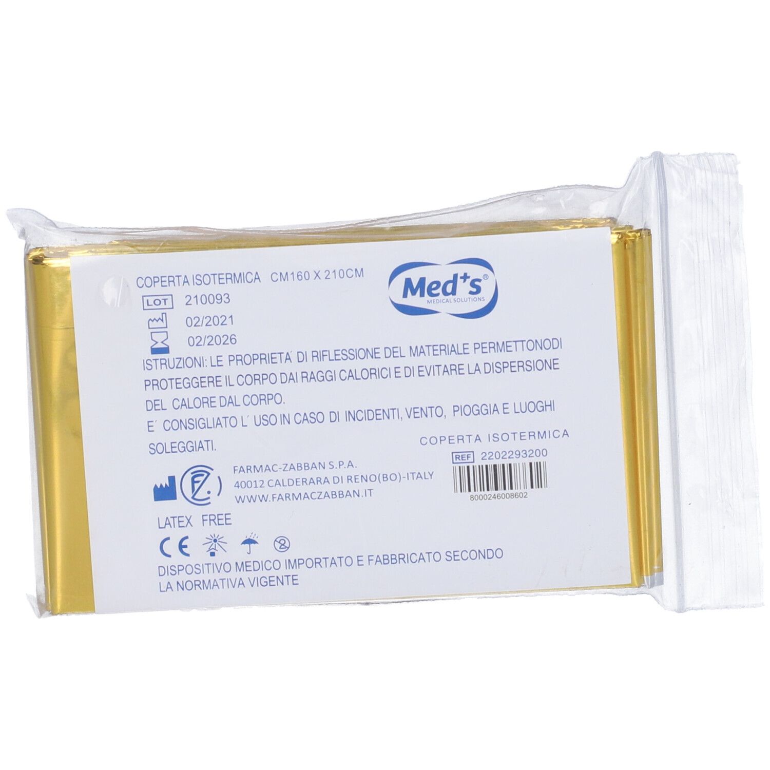 COPERTA Isotermica FZ
