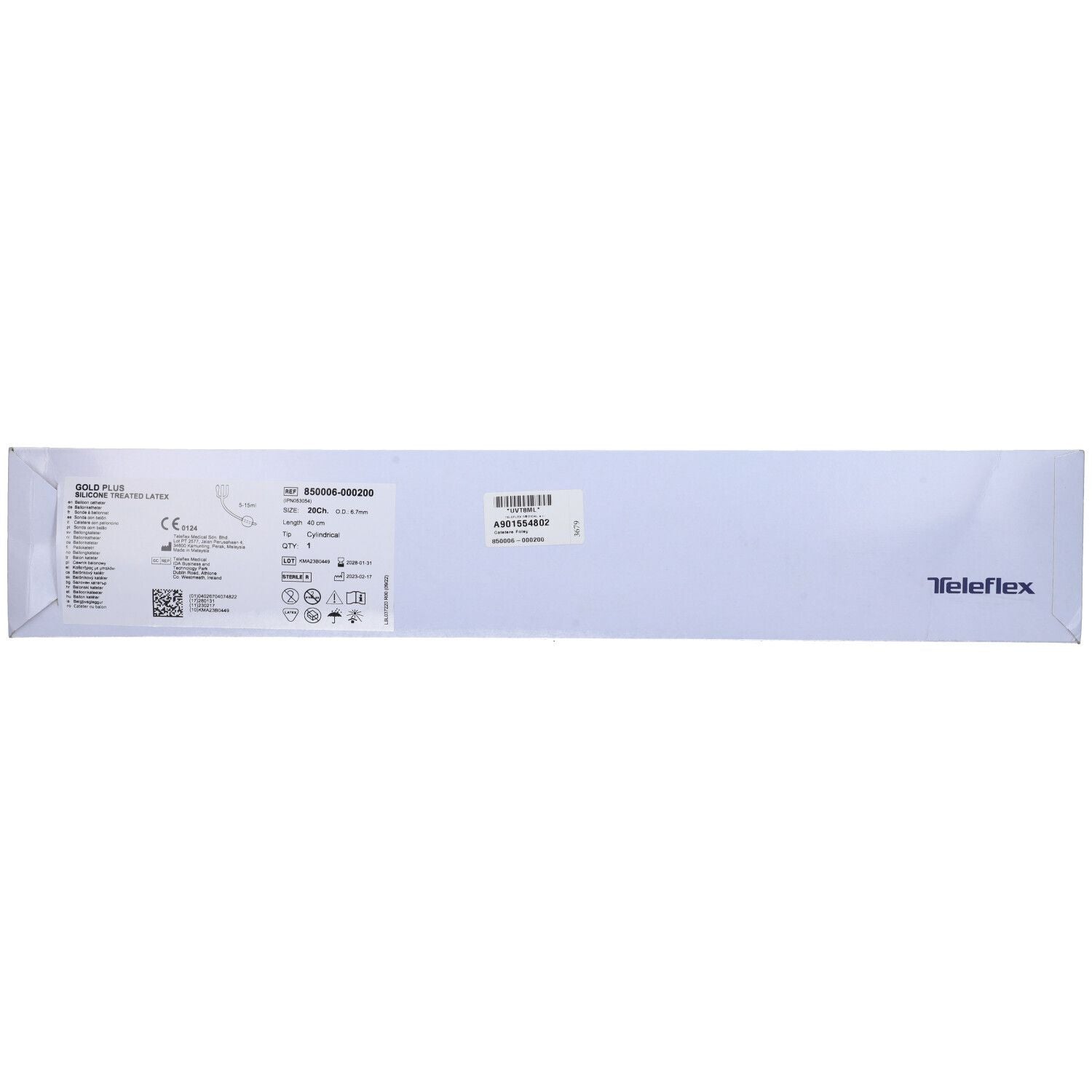 CATETERE Foley Gold Plus 3 Vie Ch20 Rusch