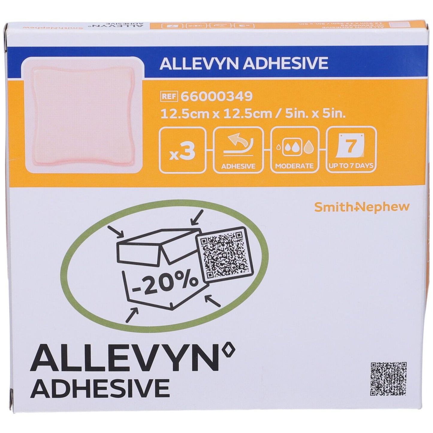 ALLEVYN ADHES 12,5X12,5 3PZ  349
