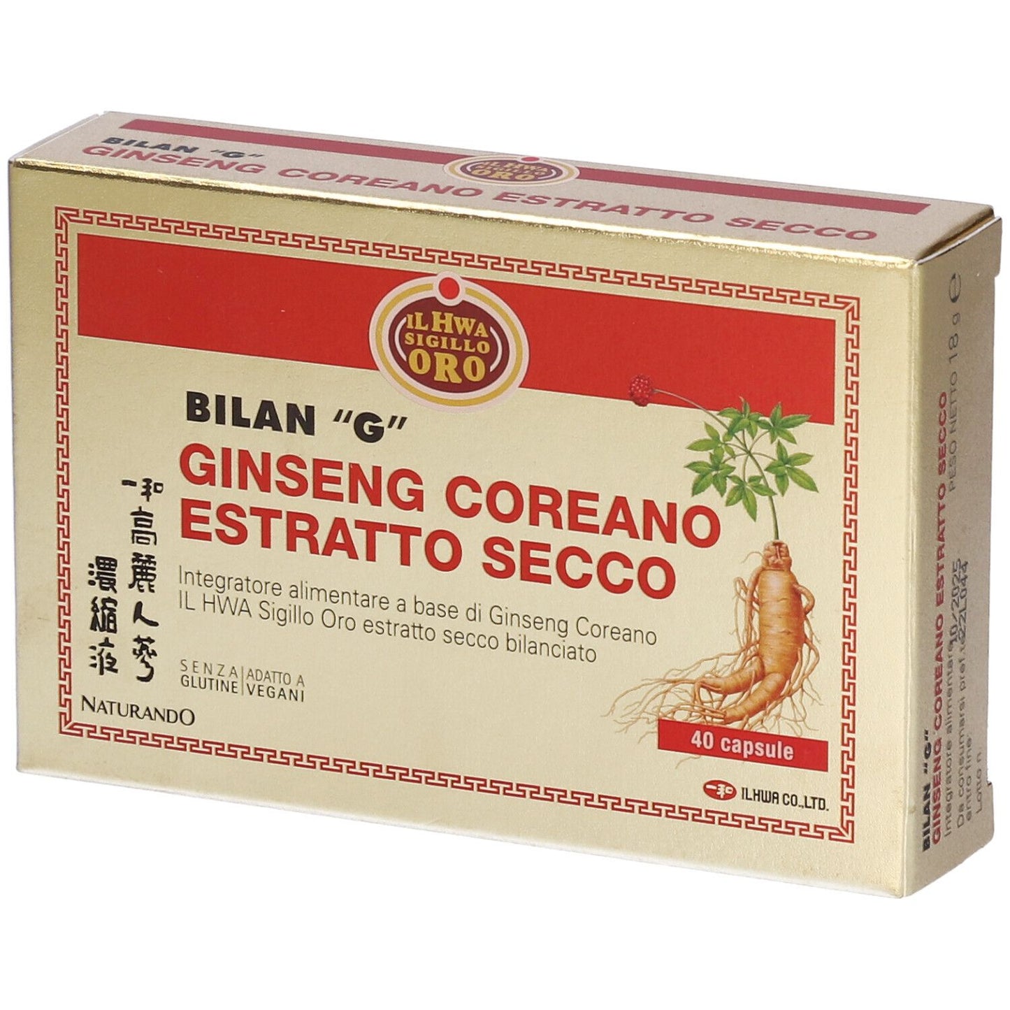 901822460 - GINSENG BILAN-G 40CPS