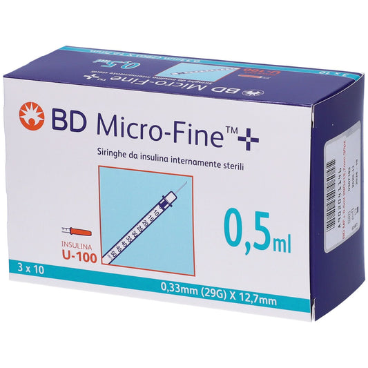 SIR INSULINA BD 0,5ML G29 30PZ