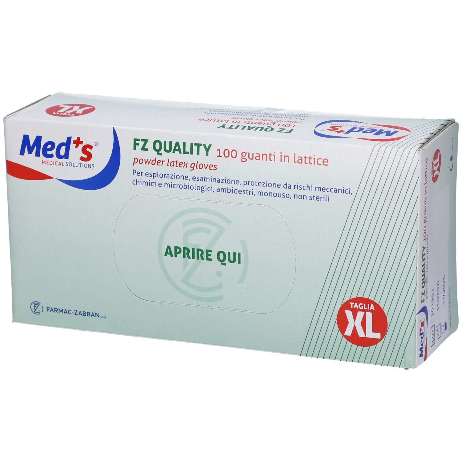 GUANTI  LATT XL 1CONF X 100PZ