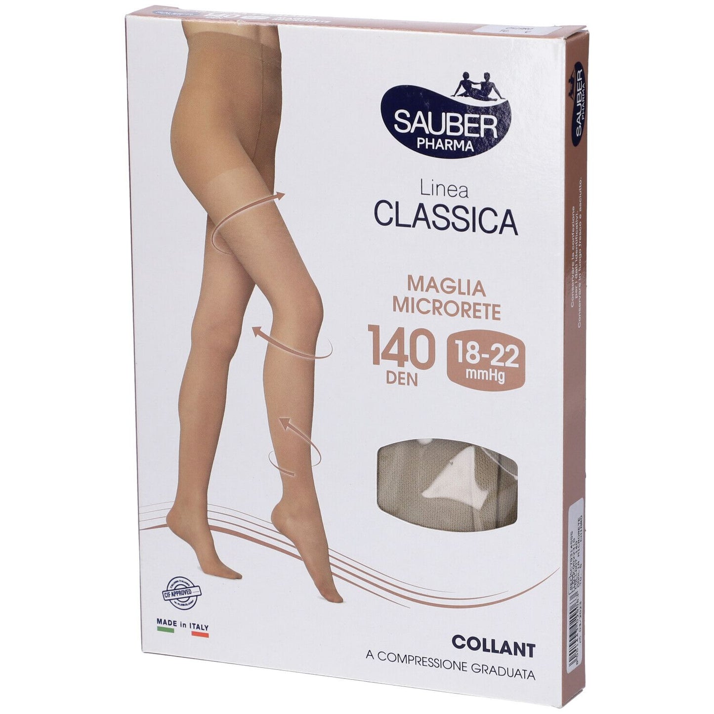 SAUBER 140 Collant Classis 5 Chiaro