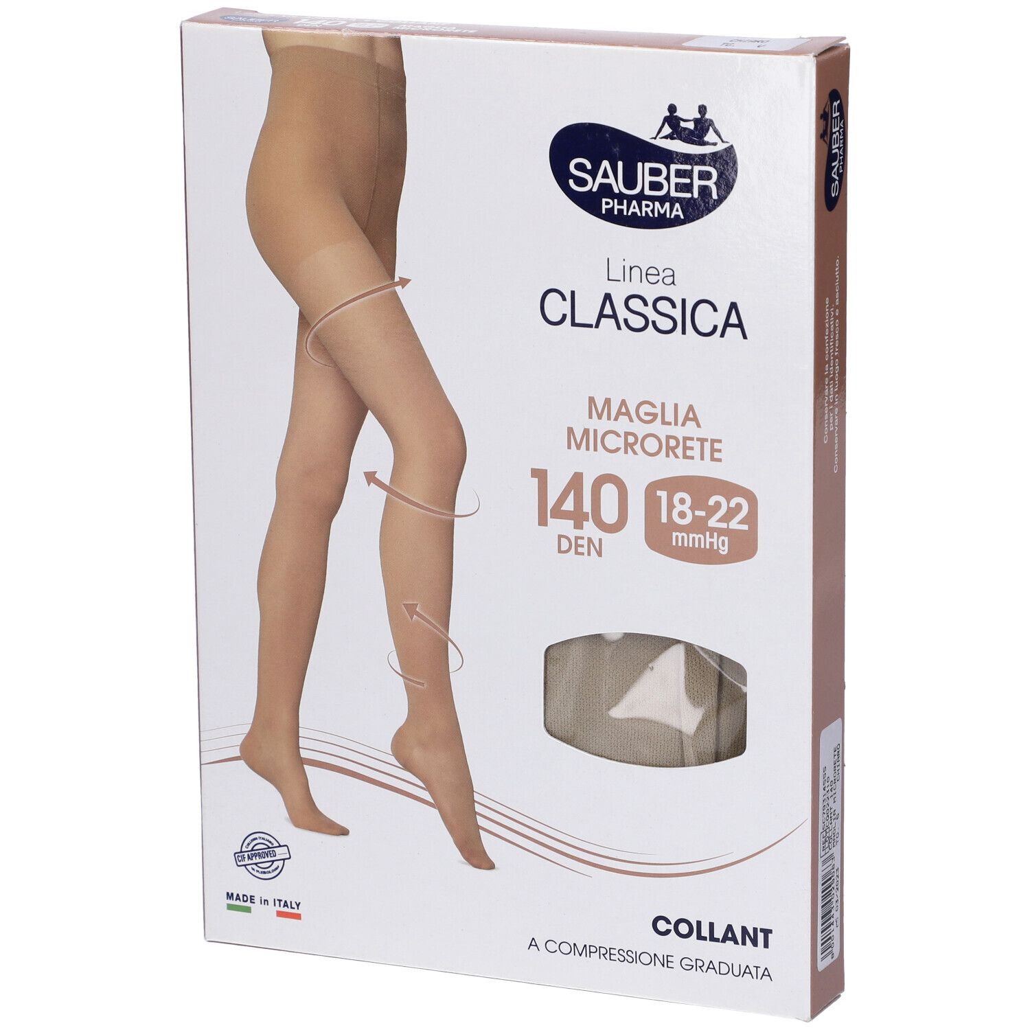 SAUBER 140 Collant Classis 5 Chiaro