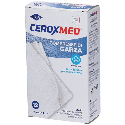 902831876 - GARZA CEROXMED 18X40CM COT 12P