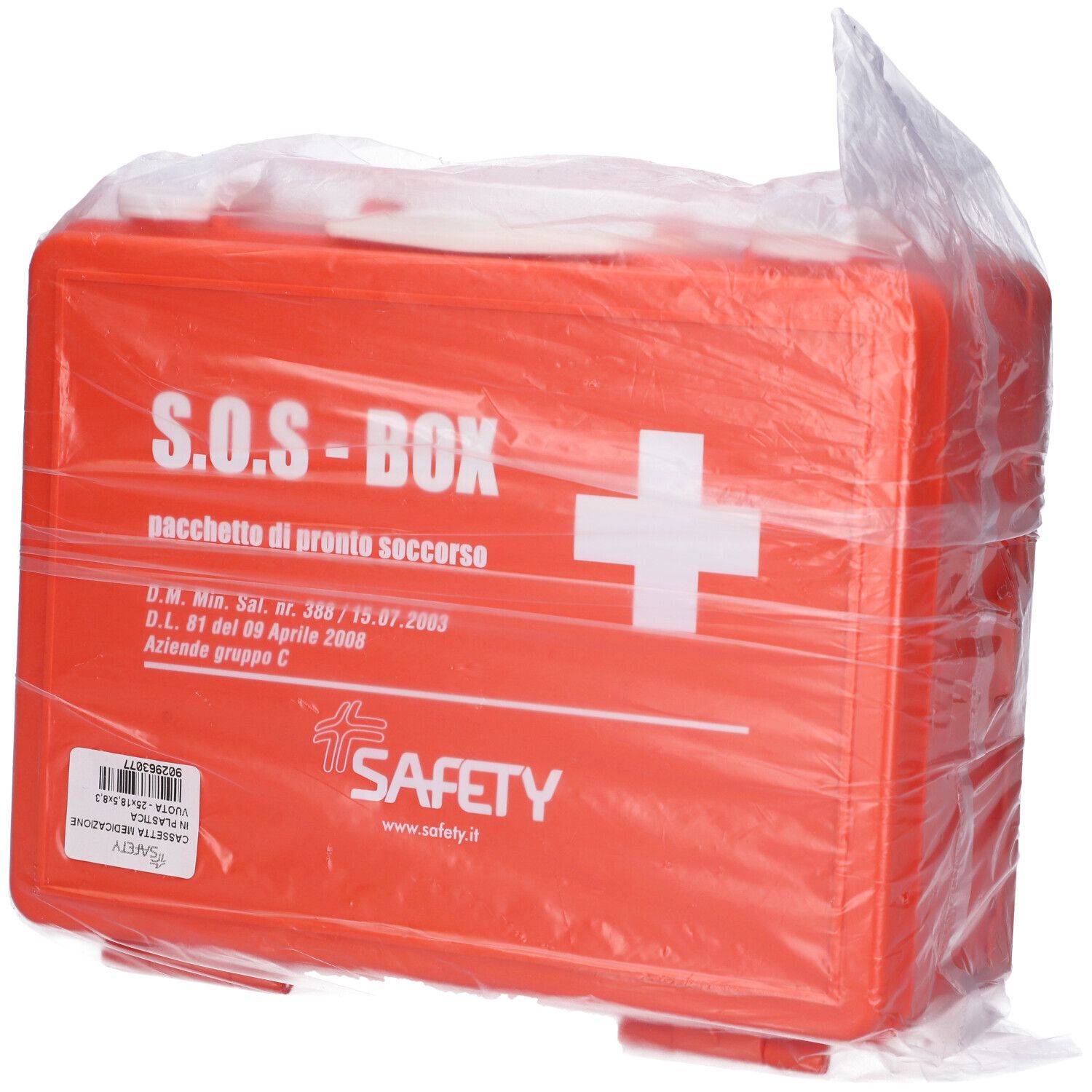 SAFETY Pronto Socc.Cassetta Vuota Pl.25X18