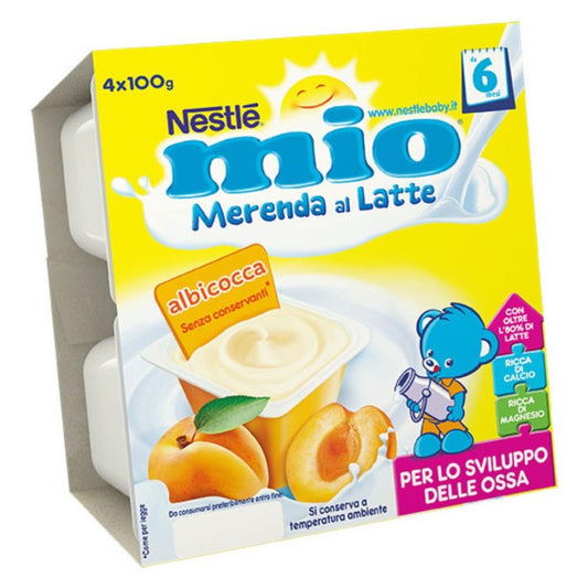MIO Merenda Latte Albicocca 4x100g