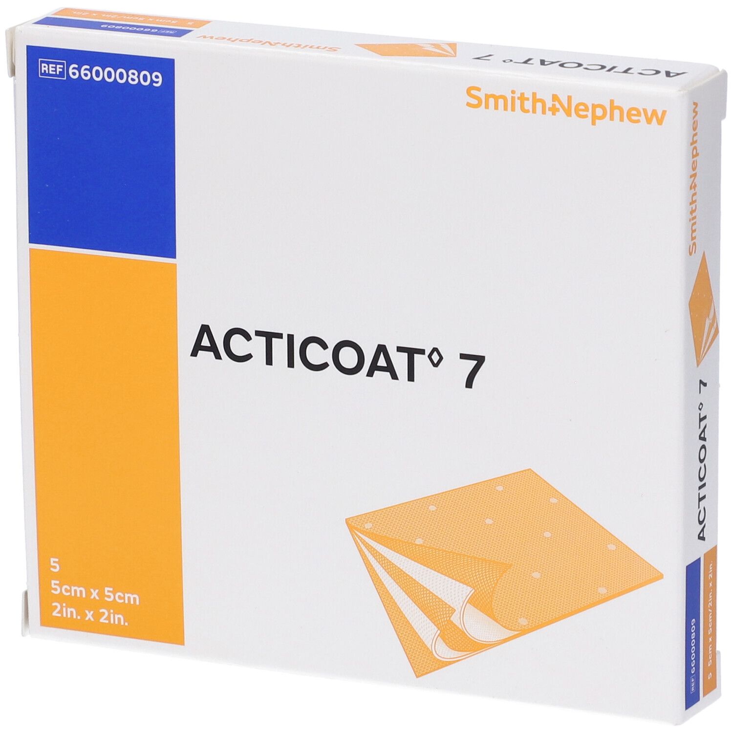 ACTICOAT 7 MED ARG 5X5CM 5PZ