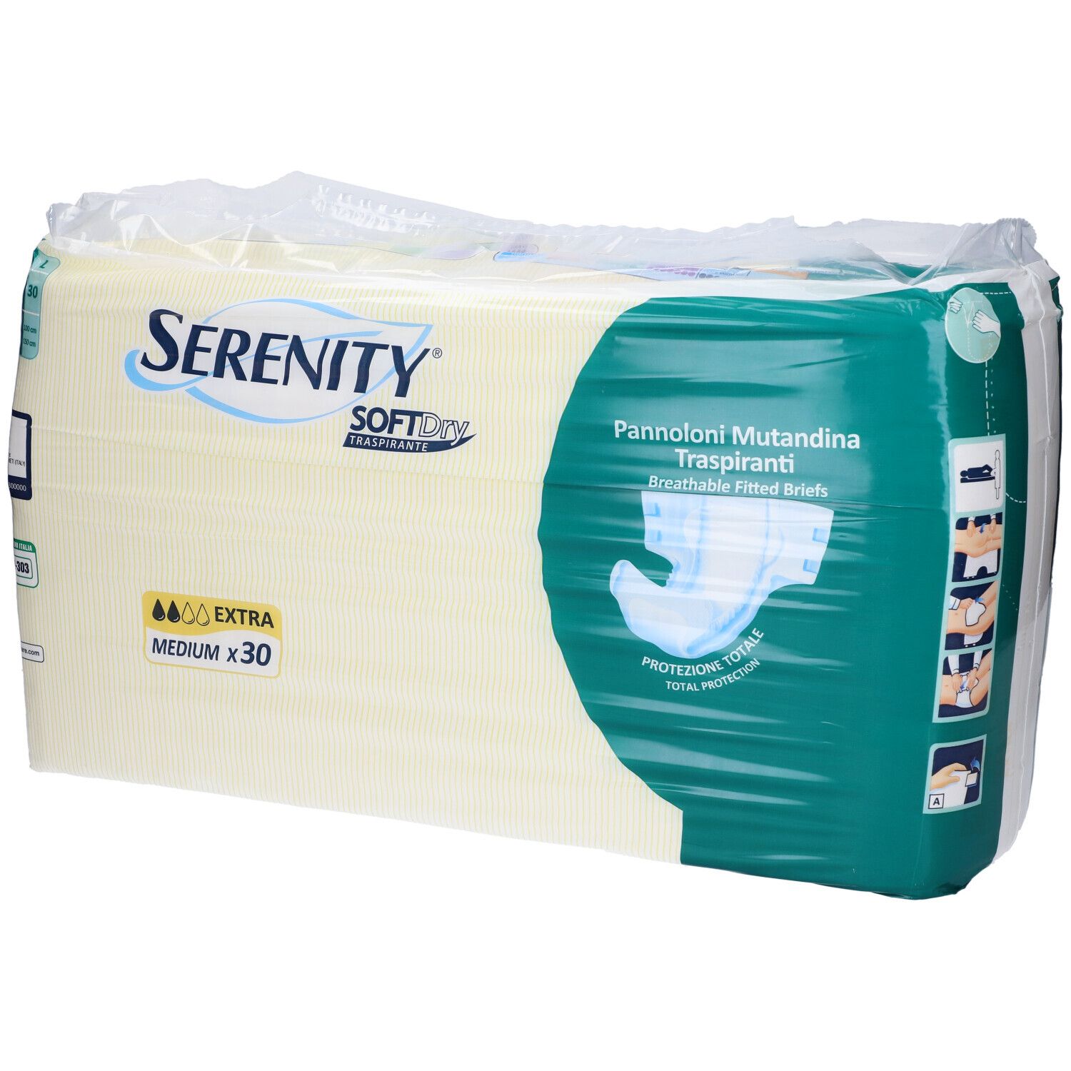 SERENITY Pannol.Mut.SD Extra M 30pz