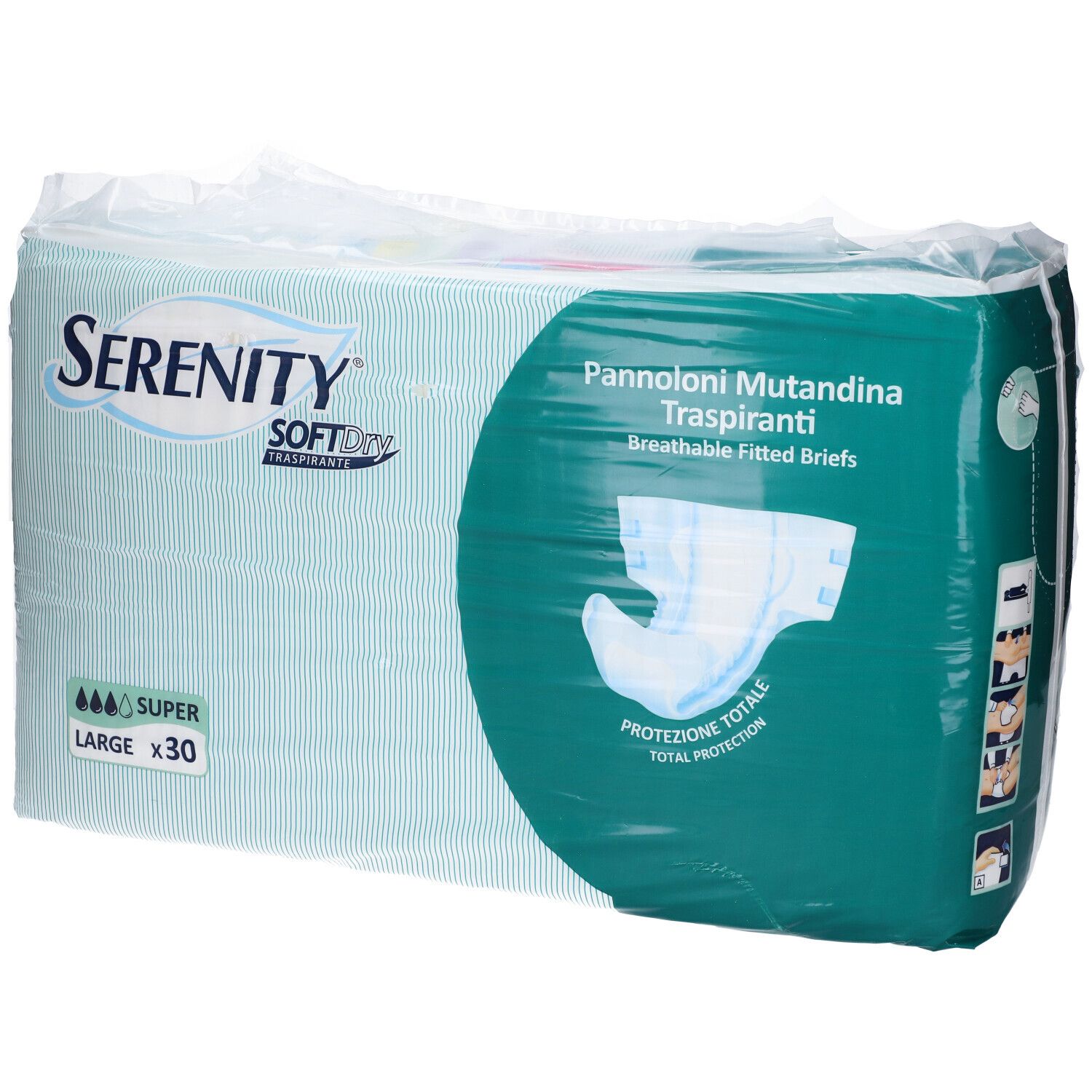SERENITY Pannol.Incont.Soft Dry LG 30pz