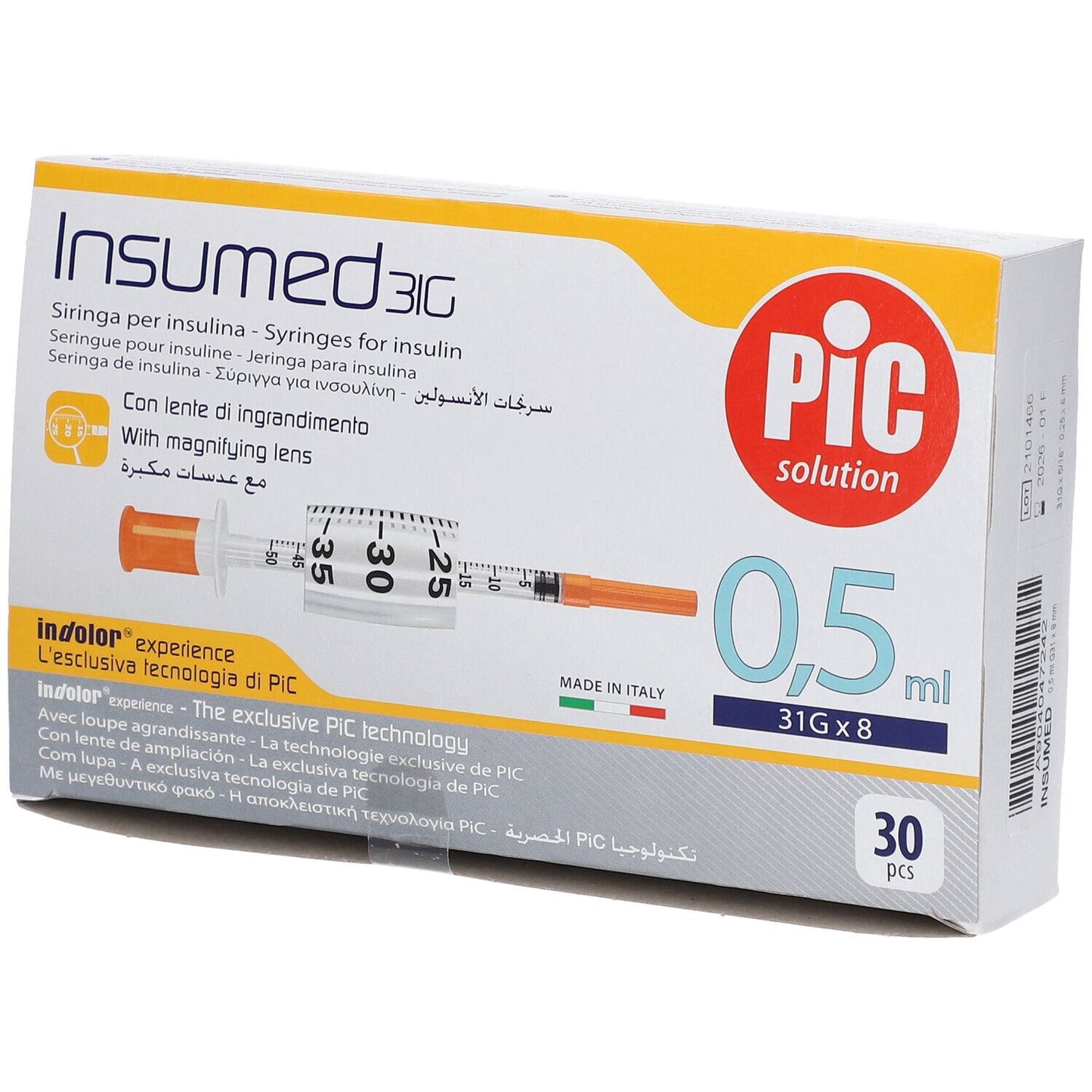 904047242 - SIR PIC INS 0,5 G31X8 30PZ