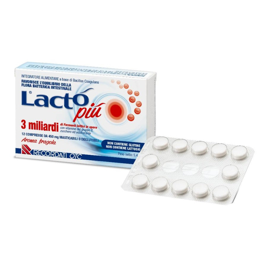 LACTO PIU 3MILIARDI 12CPR