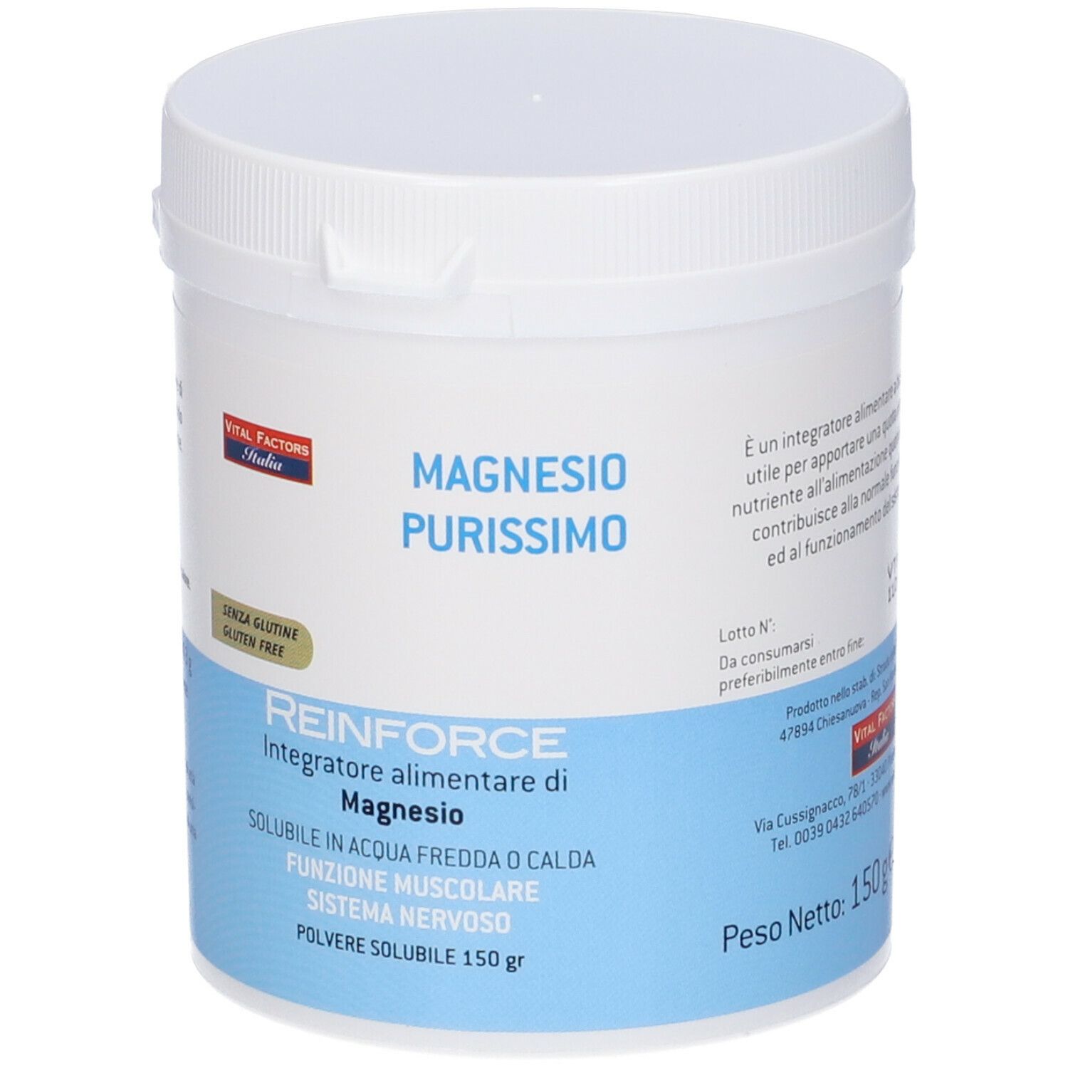 904359193 - REINFORCE MAGNESIO PURISS 150G