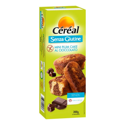 CEREAL Mini PlumCake al Cioccolato S/G 200g