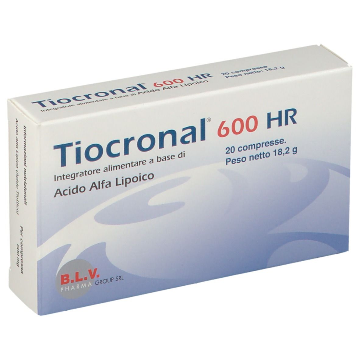 905222093 - TIOCRONAL 600 HR 20CPR